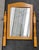 1960s Mid Century Revolving Jewelry Armoire in Oak Finish Free Standing Pilasters Mirror Chest of Draws For Sale - Image 10 of 17