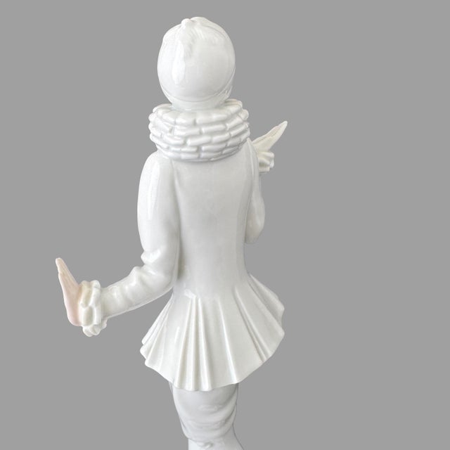 1920s Rosenthal Art Deco Porcelain Pierrot Figurine by Dorothea Charol For Sale - Image 12 of 14