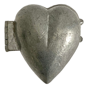 Antique Hinged Heart Candy Ice Cream Mold
