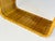 Wicker and Glass Etagere Bookcase Display Shelf Attributed to Founders, Mid Century Modern For Sale - Image 13 of 15