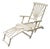 British Art Deco Folding Sunray Garden Lounger, 1930 For Sale
