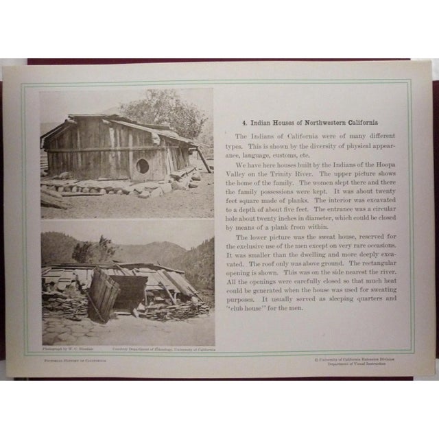 Burgundy Early 20th Century Burgundy Book, Owen Coy's Pictorial History of California For Sale - Image 8 of 13