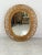 Franco Albini Mid-Century Oval Mirror in Rattan and Bamboo in the Style of Franco Albini, 1960s For Sale - Image 4 of 9