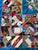 Antique Handmade Blue Silk Velvet Needlepoint Embroidery Painted Crazy Quilt For Sale In Tampa - Image 6 of 9