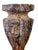 Rustic Vintage Hand-Carved Wabi-Sabi Chrysanthemum Wood Vase For Sale - Image 3 of 11