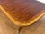 Traditional Multi-Banded Mahogany Dining Table by Leighton Hall - Showroom Sample For Sale - Image 9 of 18