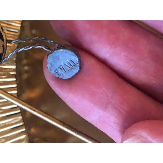 1970's Signed Casa Devall Starburst Wall Sculpture For Sale - Image 11 of 12