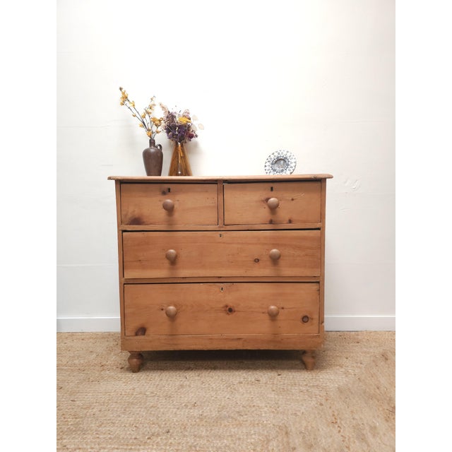 Victorian Pine Chest of Drawers For Sale - Image 12 of 13