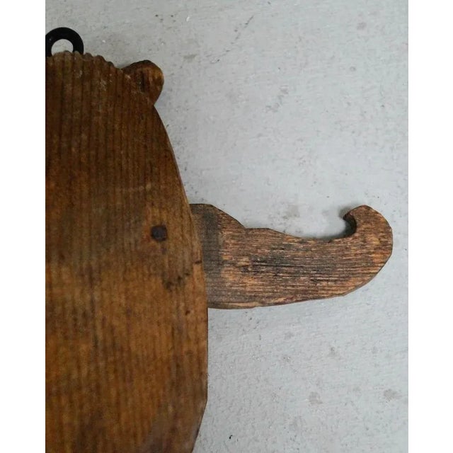 Wood Antique Black Forest Dancing Bear For Sale - Image 7 of 8