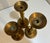 Metal Vintage Graduated Solid Brass Spiral Candlesticks, Set of Three, 12”, 14” & 16 For Sale - Image 7 of 9