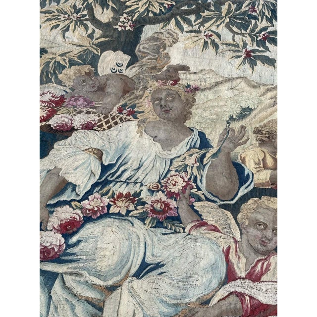17th Century Flanders Tapestry with Mythological Scene For Sale - Image 5 of 18