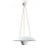 Michel Mortier M4 Suspension Lamp in White for Disderot For Sale - Image 10 of 10