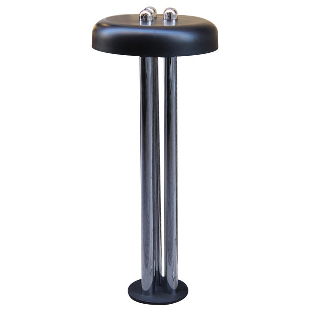 Chromed Metal Floor Lamp by Gigi Radice for Radice, Italy, 1970s For Sale