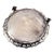 Metal Brazilian Alpaca Silverplate Rococo Salon Tray With Pierced Gallery — Footed 10" For Sale - Image 7 of 7
