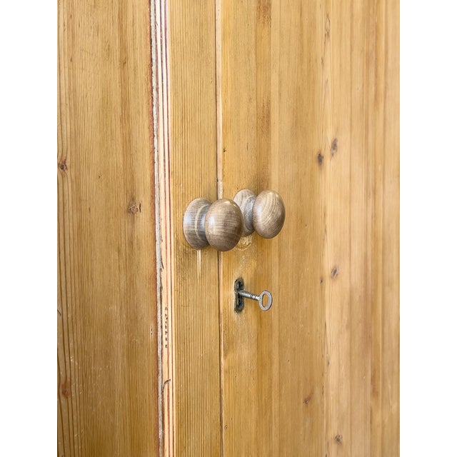 Antique Linen Press, Storage Cabinet With Drawers For Sale - Image 4 of 12