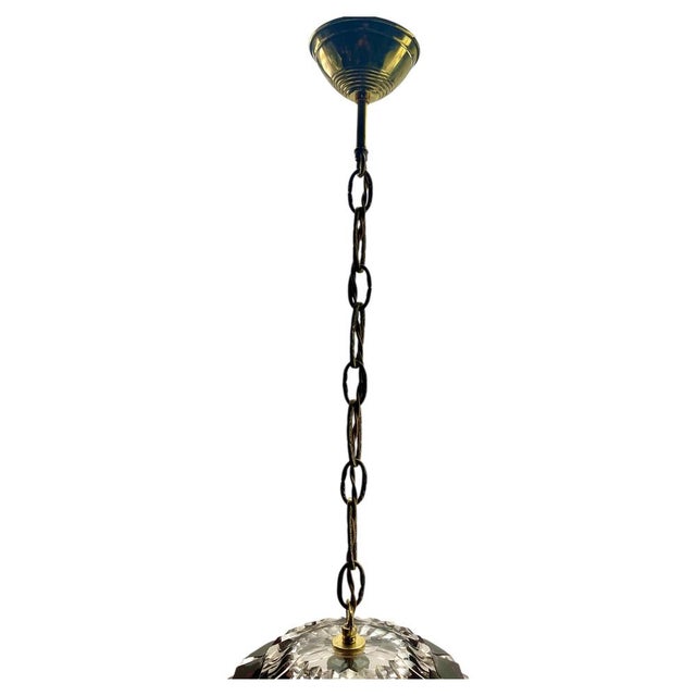 Art Nouveau Hanging Lamp from Val Saint Lambert, 1930s For Sale - Image 6 of 18
