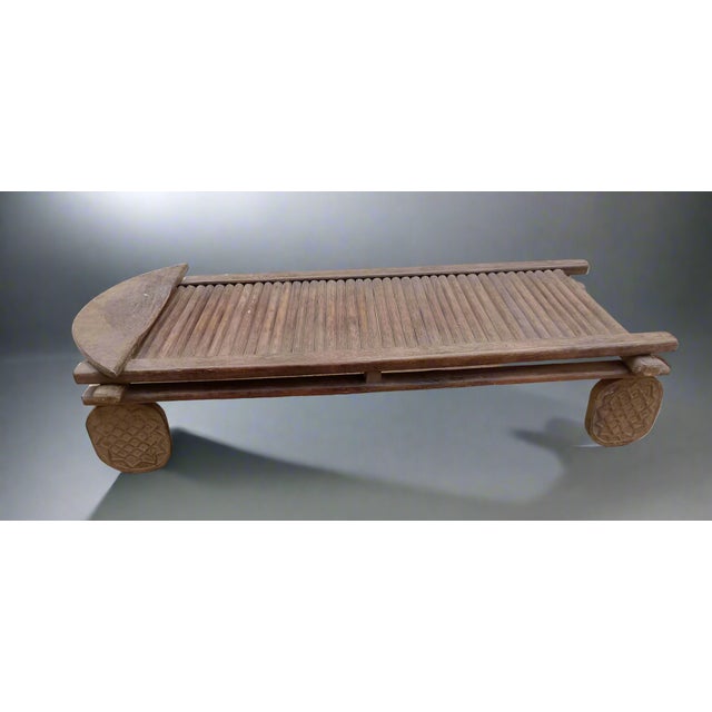 Wooden Pygmy Bed, Cameroon, 1960s For Sale - Image 4 of 4
