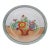 Takito Japan Art Deco Hand Painted Lusterware Plate Flower Basket Motif 5148b For Sale