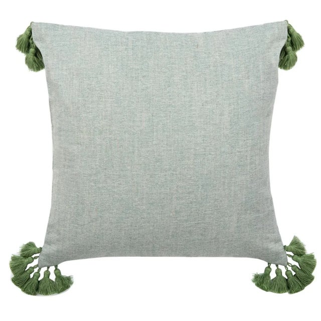 Discover comfort with the Larzon Pillow in a soothing shade of green. Crafted to enhance your rest, this pillow makes for...