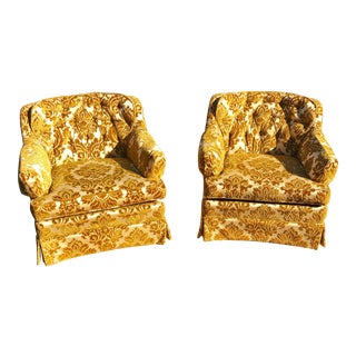 1960s Mid Century State of Newburgh Club Chairs- a Pair For Sale