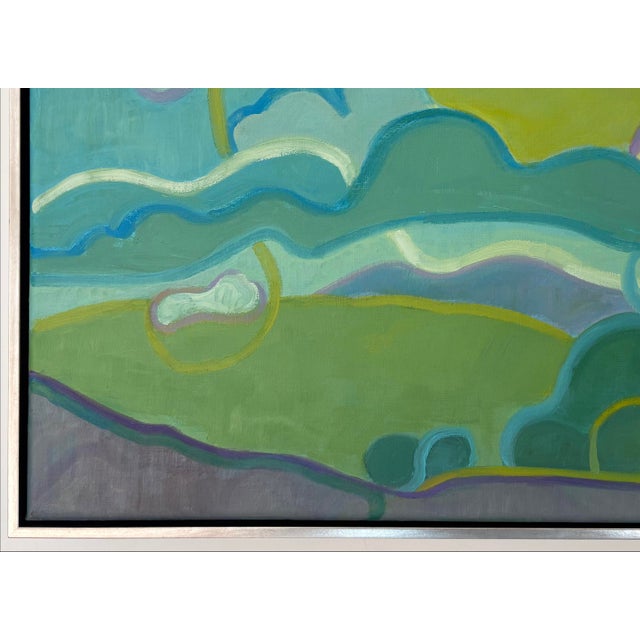 2020s “Sky Dance” Oil on Linen by Nancy M. Vignola - For Sale - Image 5 of 7