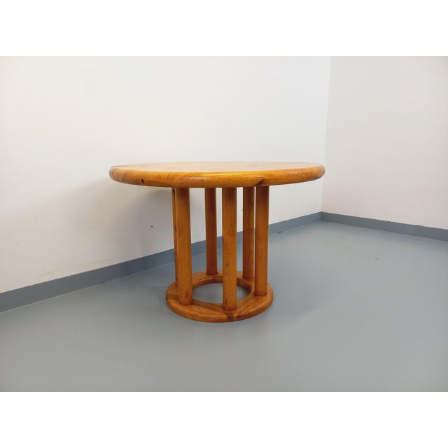 Vintage Scandinavian Round Dining Table by Rainer Daumiller, 1960s For Sale - Image 14 of 18