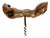 French Provençal Corkscrew in Wood and Metal, France, 1950 For Sale