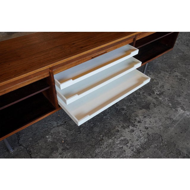 Wood Large Rosewood Sideboard, Denmark, 1960s For Sale - Image 7 of 11