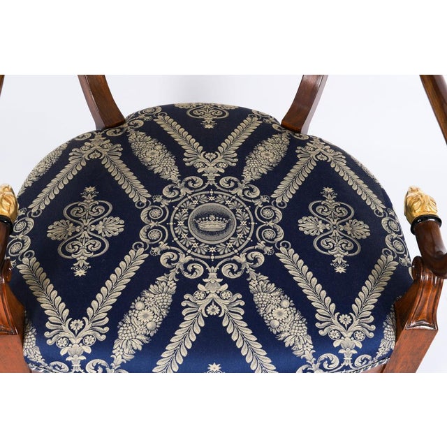 Antique Italian Neoclassical Giltwood Armchairs, 1890s, Set of 2 For Sale - Image 10 of 18