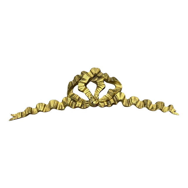 Antique French Metal Ribbon For Sale