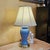 Vintage Blue Porcelain Urn Lamp With Brass Base - Hollywood Regency For Sale - Image 18 of 18