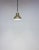 French Holophane Style Tole and Glass Pendant Lamp, 1960s For Sale - Image 6 of 7