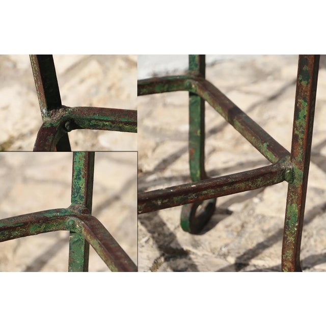 19th Century Baroque Wrought Iron Tables, Portuguese - Set of Two For Sale - Image 12 of 12