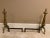 1920-30s Cast Iron and Brass Andirons - a Pair For Sale - Image 11 of 11