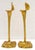 Metal Late 19th Century Pair Art Nouveau German Cast Brass Calla Lily Candlesticks Attributed to Richard Müller For Sale - Image 7 of 13