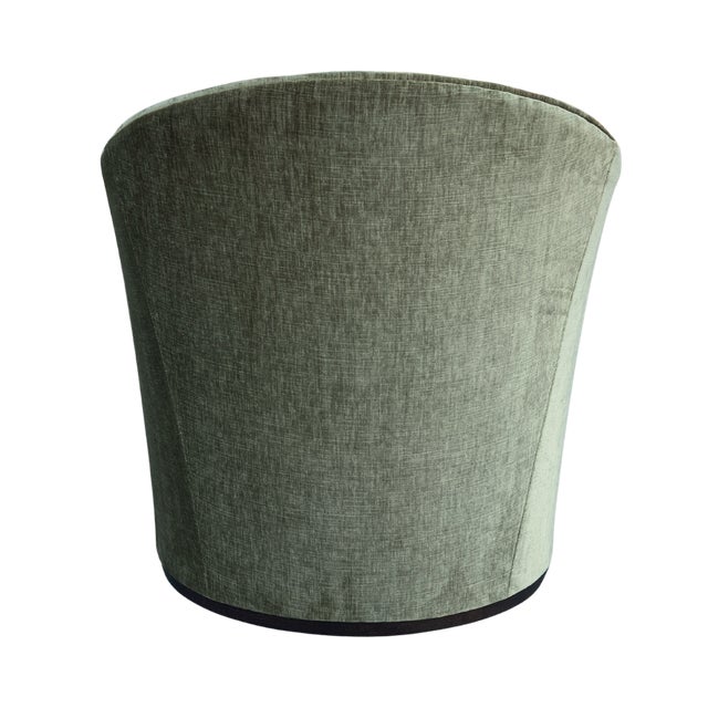 Contemporary Lee Industries Performance Swivel Chair For Sale - Image 3 of 8