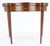 Fine Inlaid Serpentine Front Federal Style Flip Top Console Sofa Table MINT For Sale - Image 17 of 18