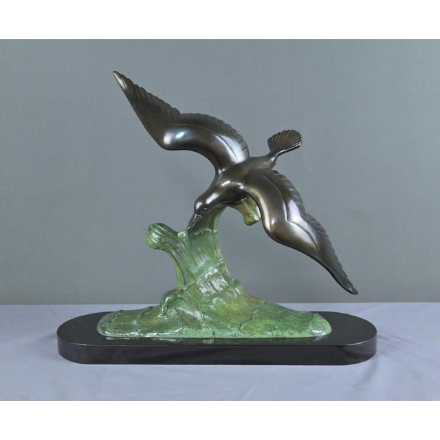 Charles Ruchot, Bird in Flight, 1920s, Bronze For Sale - Image 3 of 18