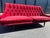 Mid 20th Century Mid Century Modern Tufted Red Velvet Sofas- a Pair For Sale - Image 5 of 12