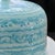 Blue Large Vintage Handcrafted Turquoise Glazed Ceramic Display Bell, 1950s For Sale - Image 8 of 9