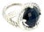 1990s David Yurman Onyx Infinity Ring Size 7, 11 mm Sterling Silver Estate For Sale