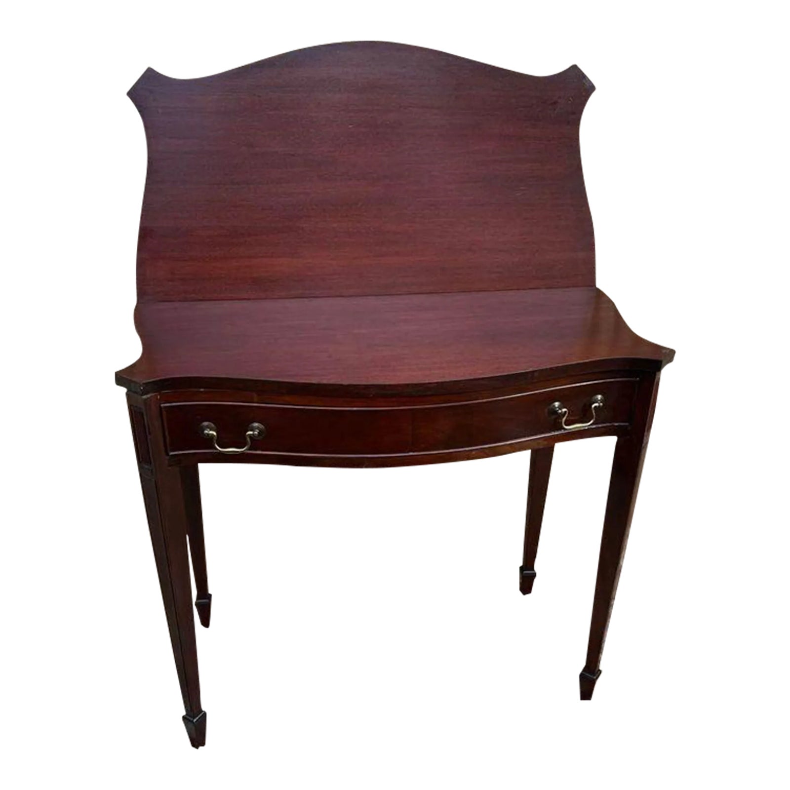 Early 20th Century Antique Federal Style Mahogany Game Table. | Chairish