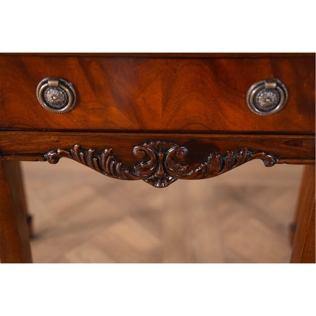 2010s Niagara Furniture Mahogany Hepplewhite Commode For Sale - Image 5 of 13