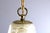 Gold Austrian Glass Pendant Light, 1950 For Sale - Image 8 of 9