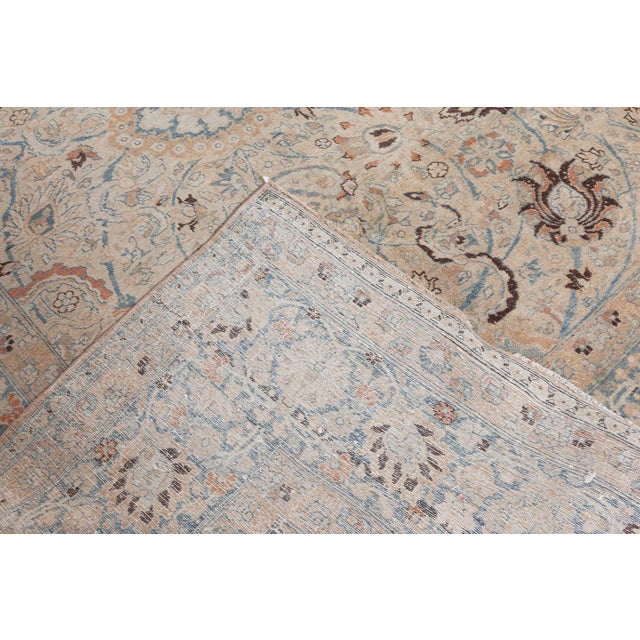 Fine 1920s Persian Khorassan Handmade Wool Rug For Sale - Image 4 of 10