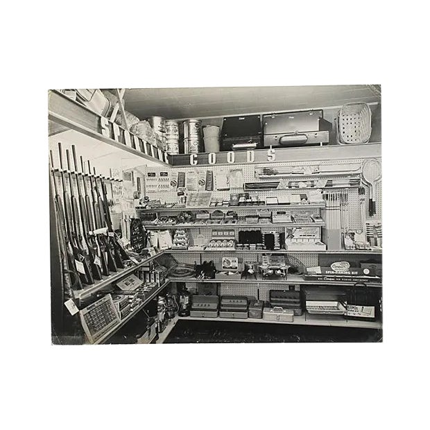 C1950s Sporting Goods Store Photo For Sale