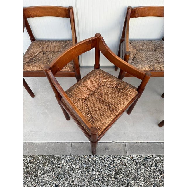 Cassina Carimate Chairs by Vico Magistretti for Cassina, 1963, Set of 8 For Sale - Image 4 of 8