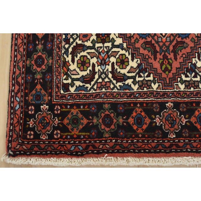 Textile Goltogh Rug 2’6” X 4′ Red Wool Vintage Traditional Hand-Knotted Carpet For Sale - Image 7 of 10