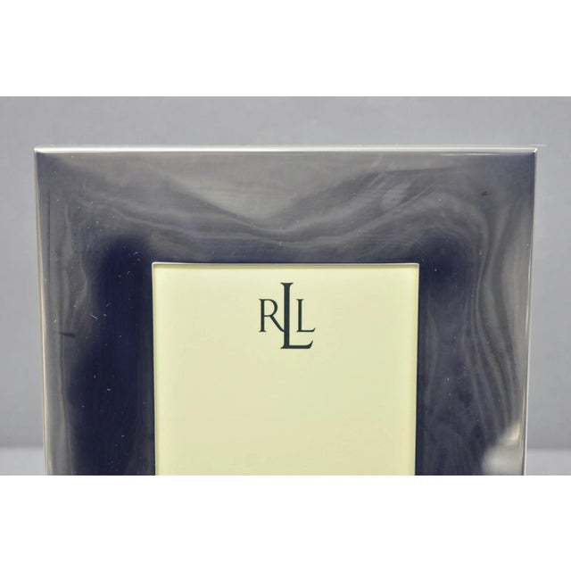 Silver Late 20th Century Lauren Ralph Lauren "Vows" Silver Plated 4x6 Wedding Photo Picture Frame For Sale - Image 8 of 18