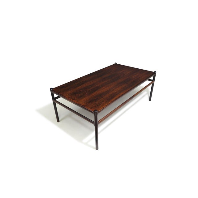 Wood Rosewood Coffee Table by Johannes Anderseon for CFC Silkeborg For Sale - Image 7 of 11